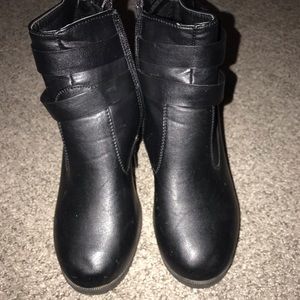 Black Booties Ankle Height